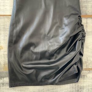 Zara Faux leather skirt